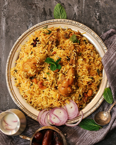 The Indian Villa Restaurant Motherwell Fragrant Lamb Biryani